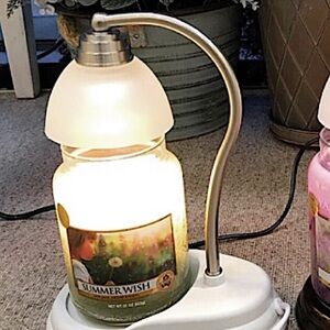 Candle Warmer Nickel Finish No Flame Aurora Candle Warmer